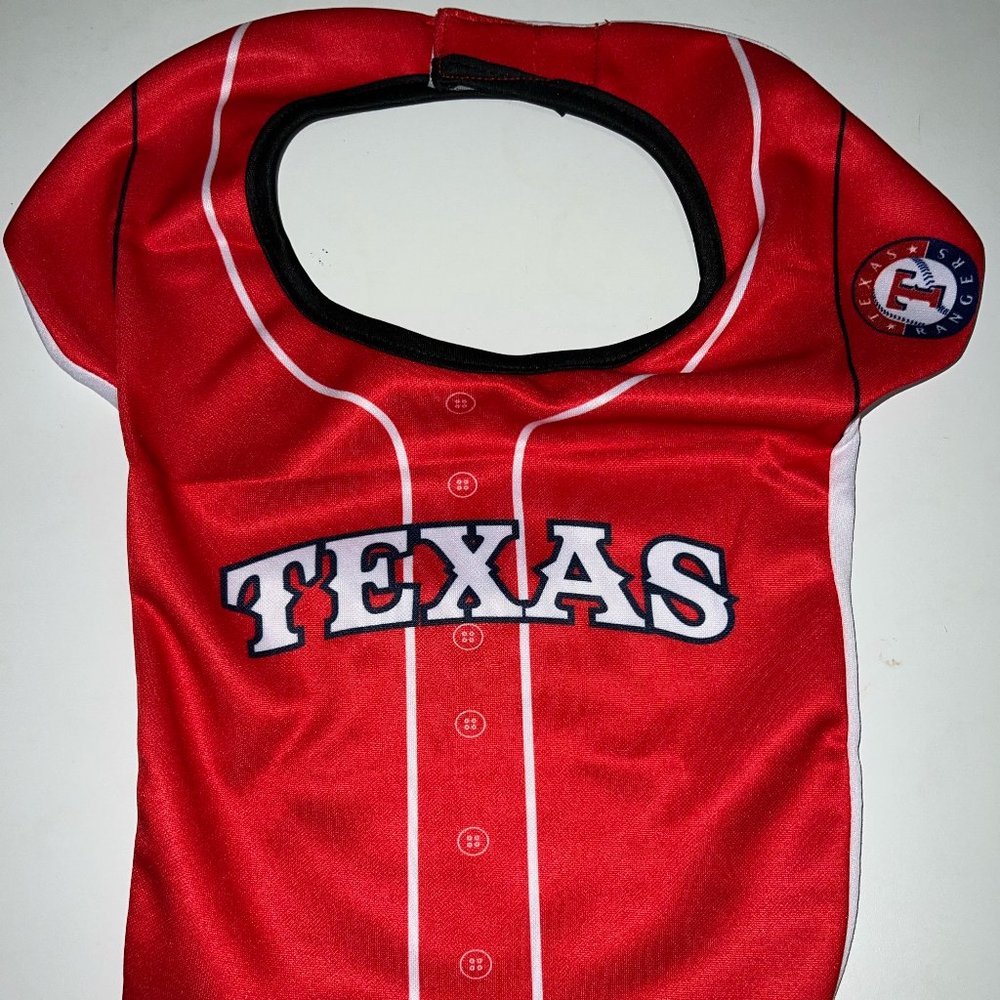Texas Rangers Baby Bib Jersey